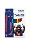 Win Plus 12 pcs Twin Tip Water Colour Marker, Assorted, TP-12 - 3