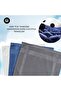 Gme Shop - Microfiber Glass Cloth, Multi-Purpose Glass, Dust and Kitchen Cloth, Auto and Motorcycle Microfiber Cloth - 3