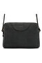 Amber Women’s Genuine Leather Shoulder Bag with Adjustable Long Strap, Zip Closure and Gold-Tone Hardware – Black / Brown / Smoky - 4