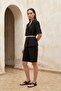 طقم سترة قصيرة بحزام وبنطلون واسع الساق من MY FASHION