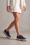 Women's Sneaker Thick Sole Lace-Up Sports Shoes Sifaz Navy Blue - 4