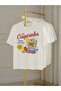 Caipirinha Printed White Oversize Unisex T-Shirt Basic Comfortable Fit Daily Tshirt
