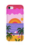 iPhone 7 Compatible Printed Transparent Phone Case |   Collection: Summer Beach Tropical