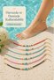 Nazar Boncuklu Colorful Beaded Anklet Suitable for Pool and Sea Use Summer Anklet - 4