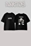 Central Cee_27 Design Printed Unisex Oversize Black Tshirt