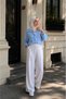 Bella Pocket Detailed Linen Trousers Yrn-3