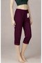 4-Pack Women's 100% Cotton Capri Leggings under Dress Underwear Lace Below Knee Underwear Shorts Summer Breathable Comfortable Home Wear Prayer Leggings - Pc1 - 2