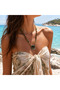 Elaris Bohemian Natural Stone Leaf Figured Handmade Design Necklace - 3