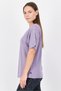 Women Relaxed Fit Short Sleeve Outdoor T-Shirt, Lavender - 2