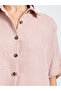 Light Pink Relaxed Fit Shirt and Trouser Modest Set - 4