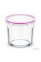 Premium Glass Food Storage Container 720ml Round Tall Airtight BPA Free Locking Lid Microwave Freezer Safe Lunch Box