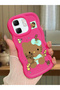 Infinix Hot 50I Compatible Case Camera Protector Red Silicone Couple Phone Case Kitty Pattern