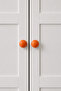 Orange - Maxi Series Wooden Drawer and Cabinet Handle Set of 2 - 2