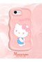 iPhone Se 2022 Compatible Case Camera Protector Pink Silicone Couple Phone Case Kitty Pattern - 2