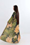 Plum Geometric Circle Abaya - 5