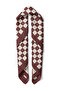 Geometric Plaid and Minimal Tropical Pattern Scarf Bandana 50X50 cm - 3