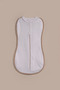 100% Cotton Breathable Baby Swaddle Sleeping Bag with Zipper 0-3 Months