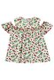 Strawberry Patterned Set for 6-9 Years - Ecru - 4