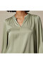 Regular Fit Viscose Top with Ruffle Trim - 3
