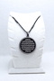 3.5 cm Plate Black Color Double Sided Ayetel Kursi Embroidered 60 cm Bar with Thick Doc Chain 316L Stainless Steel Necklace - 6