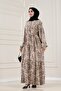 Beli Tunnel Viscon Sun Dress-Beige - 3