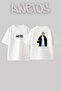 Central Cee_19 Design Printed Unisex Oversize White Tshirt