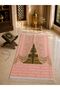 Kaaba Gate Patterned Micro Chenille Prayer Mat |   Gold Leaf Detailed |   Burma Tasseled |   Luxurious Velvet Textured Prayer Mat |   Premium Quality |   Hajj Umrah Gift |   Dowry Prayer Rug