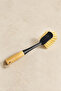 Bamboo Handle Sink Cleaning Brush Hard-Bristled Ergonomic Bathroom Kitchen Cleaning Brush Shn-3053 - 3