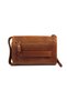 Men's Genuine Crazy Leather Tan Handbag Clutch Portfolio Bag - 7