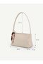 Rose Scarf Daily Use Women's Hand and Shoulder Bag (the Scarf May Vary in Appearance as a Gift.) - 2