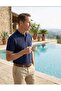 Men's Pocket Polo Collar Dad Plus Size Cotton T-Shirt - 5