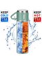 Stainless Steel Thermos with Cup 500 ml |   Leak-Proof Lid, 12-Hour Hot & Cold Green - 2