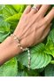 Gold Clover Zircon Stone Heart Stainless Xuping Steel Bracelet - 3