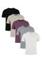 Cotton Regular Fit Crew Neck 5'Li Package t Shirt Men t Shirt 59020204S5