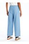 Modest Indigo Elastic Waist Straight Fit Women's Jean Trousers - 2