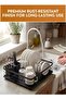 Stainless Steel Dish Drying Rack for Kitchen Countertop – Rustproof Dish Drainer with Removable Drain Tray - 3