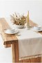 Linen Bohemian Style 2-Edge Tassel Runner 40X140