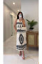 Sodel Beige Shoulder Knotted Lined Dress - 4