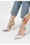 Limar Women's Silver Pointed Toe High Heel Shoes (10cm Heel) - 4