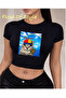Funny Happy Cat Dreamcore Meme Brainrot Silly Kitty Baby Tee 100% Pa for Men Women