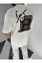 Premium Oversize T-Shirt with White Horse and Carpet Embroidery - 3