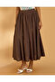 Women Brown Gathered Skirt