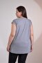Women's Plus Size Pearl Stone Detailed Blouse - 4