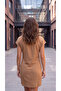 Women's Short Sleeve V Neck Wrap Dress - 5