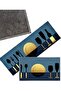 2-in-1 Multipurpose Memory Foam Carpet Kitchen Runner Set (Pack of 2) | Non-Slip Bedside Rug & Floor Mat Soft Absorbent Anti-Skid Runner for Bedroom, Kitchen | 40x60 / 40x120 cm