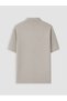 Peak New Season Beige Polo Collar Men's T-Shirt - 7