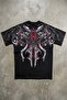 Black Dark Fantasy Gothic Y2K Unsiex T-Shirt