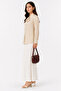 Bow Collar Jacquard Gold Shirt 0134 - 2