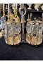 Crystal Large Stone Gold Spoon Holder Presentation Dish - 4