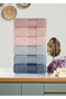 Cotton 6-Piece Hand and Face Towel Set 50X85 cm Daily and Dowry Use Soft Textured Absorbent - 2